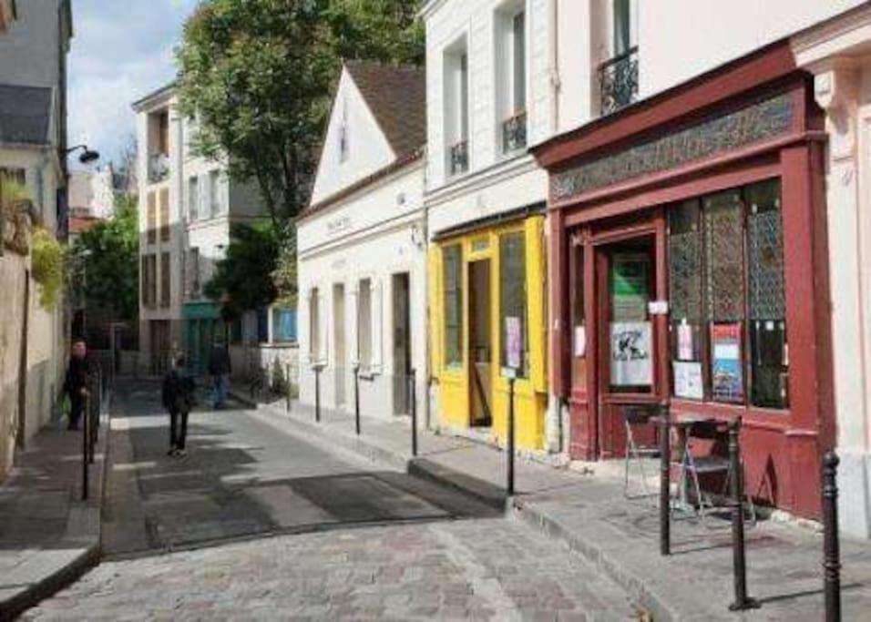 פריז Studio Lumineux, Refait A Neuf, Metro Jourdain מראה חיצוני תמונה